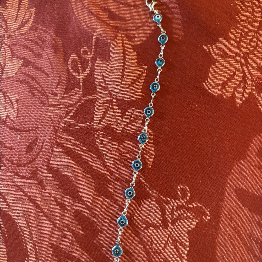 Elegant Blue Evil Eye Bracelet